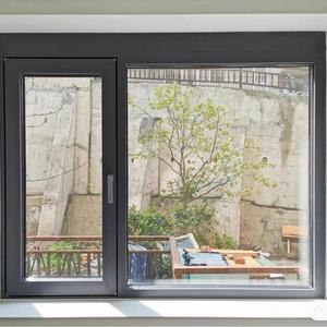 Thiết kế hiện đại đôi kính nhôm cửa sổ cửa sổ cách âm và năng lượng Hiệu Quả Giá nhà máy tác động cửa sổ - Product Image 1