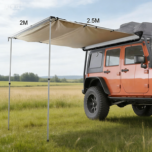 <span class=keywords><strong>Tente</strong></span> <span class=keywords><strong>de</strong></span> <span class=keywords><strong>toit</strong></span> pare-soleil en aluminium Oxford pour 4 personnes, pour camping-car, camping en plein air, ouverture automatique rapide, protection imperméable - Product Image 1