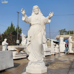 YOUFINE - Escultura Religiosa <span class=keywords><strong>de</strong></span> Cristo, Estatua del Sagrado <span class=keywords><strong>Corazón</strong></span> <span class=keywords><strong>de</strong></span> Jesús, Tallada a Mano, <span class=keywords><strong>de</strong></span> Tamaño Real, para Decoración <span class=keywords><strong>de</strong></span> Iglesias, <span class=keywords><strong>de</strong></span> Mármol Católico - Product Image 1