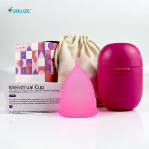 <span class=keywords><strong>Copa</strong></span> <span class=keywords><strong>Menstrual</strong></span> Furuize Cómoda, Servicio OEM ODM de Marca Privada, Multicolor, Portátil, Reutilizable - Product Image 3