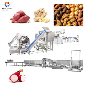 Customized Root <b>Vegetable</b> <b>Production</b> Line Taro Jicama Beets Potao Radish Ginger Washing Peeling and Cutting Machsine - Product Image 1