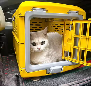 Ingrosso portatile traspirante per gatti e cani Cargo pieghevole capsula spaziale ispirata alla scatola pieghevole per gabbia per animali domestici imballata - Product Image 4