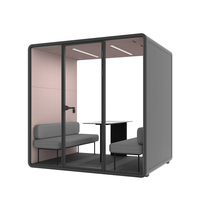 Cabine de travail insonorisée mobile pour intérieur, idéale pour réunions, bureau, ou comme cabine téléphonique/studio d'étude - À vendre