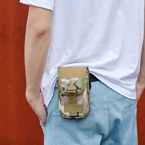 Mini Bolsa Táctica Deportiva Personalizada para Hombre, Bolsa Táctica de Doble Capa para Teléfono Celular, Sistema Molle, Bolsa para Accesorios EDC - Product Image 6