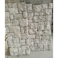 Panneau de placage de pierre naturelle rectangle de brique ardoise