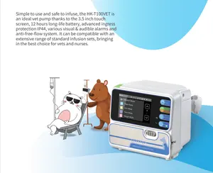 2023 UEM工場価格動物用3.5インチタッチスクリーン注入ポンプ獣医用ポータブル注入ポンプ簡単操作猫犬 - Product Image 2