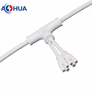 AOHUA мужской женский туннельный свет 2 3 4pin <span class=keywords><strong>T</strong></span> Тип сплиттер кабель формовочный водонепроницаемый разъем - Product Image 5