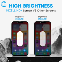 Écran de téléphone haute luminosité STAROZON pour iPhone 13 Mini Pro Max HD+ 120Hz, écrans LCD pour téléphones mobiles, approvisionnement en gros