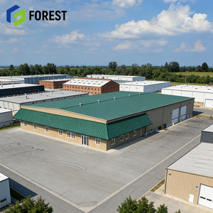 Almacén Comercial de Acero de Alta Eficiencia Energética en el Sudeste Asiático con Panel Sándwich, Estructura Resistente a la Intemperie de Canadá, Taller con Viga en I - Product Image 1