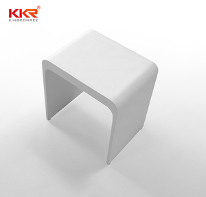 Solid Surface <strong>Bathroom</strong> <strong>Stool</strong> Hotel &amp; Villa Custom Furniture - Product Image 2