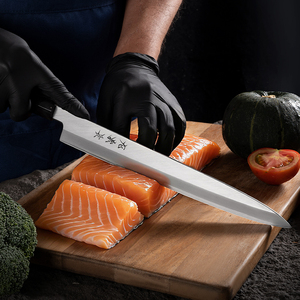 Cuchillo de Cocina Japonés Yanagiba de 270 mm, Acero SLD de Alta Calidad, Mango de Madera de Arce, Cuchillo Afilado para Salmón y Sashimi - Product Image 3