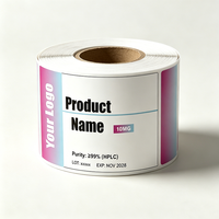 Etiquetas Personalizadas para Viales de 3ml-30ml, Impresión PP, Adhesivo de Péptidos Fujian, PVC Vinilo, Código de Barras, Impermeables, Secado Rápido, Resistentes a los Rayos UV y al Calor
