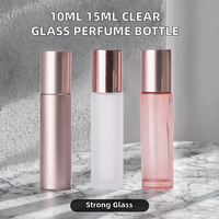 Botol Parfum Kaca Mini Premium 10ml 15ml dengan Tutup, Sampel Gratis Kustom, Botol Sampel Kosmetik