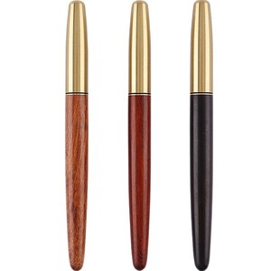 Pluma Estilográfica <span class=keywords><strong>de</strong></span> Madera Artesanal Vintage Retro <span class=keywords><strong>de</strong></span> Fábrica China con Kits <span class=keywords><strong>de</strong></span> Pluma <span class=keywords><strong>de</strong></span> Latón, Regalo <span class=keywords><strong>de</strong></span> Lujo para el Día del Padre, Pluma Pesada - Product Image 5