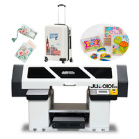 Impresora UV Jucolor de 10 Colores A2+ para Impresión Directa en Tubos Pequeños, Plástico, Porcelana, Azulejos, Cuero, Encendedores, Impresora UV LED de Cama Plana