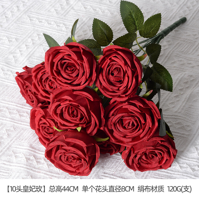 10 concubine impériale Rose Rouge