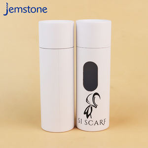 Caja de embalaje de cilindro de caja de papel personalizada de diseño gratuito, embalaje de tubo de papel personalizado Kraft - Product Image 2