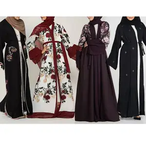 2019 alla moda abito musulmano di Design quotidiano da donna Jubah disegna Dubai per <span class=keywords><strong>Abaya</strong></span> <span class=keywords><strong>nero</strong></span> - Product Image 5