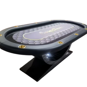 โต๊ะเล่นโป๊กเกอร์10คนโต๊ะพนันมืออาชีพ - Product Image 1