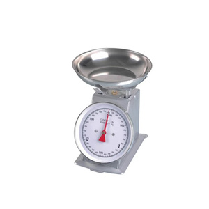 Veidt Weigh 3kg Mechanical Tray Vegetable Market Stall Kitchen Household Spring Dial Scale Iron Sheet <b>Small</b> Platform QE-SP21-3kg - Product Image 4