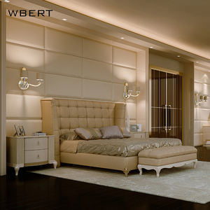 WBERT Armoire de chevet moderne de luxe Haut de gamme en bois massif de style italien post-moderne pour chambre à coucher Armoire de chevet - Product Image 5