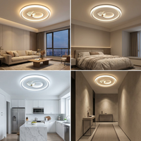 Plafonnier LED circulaire sur le thème de l'astronaute et de la lune pour salon contemporain, chambre à coucher, décoration intérieure de la maison