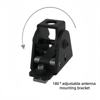 180 °   Soporte de Antena Ajustable, Plegable con un Clic, Base de Antena Móvil para Automóvil, Soporte de Antena Resistente