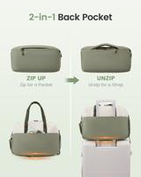 Sac de sport compact LOVEVOOK pour femme avec grande poche pour gourde, sac de voyage week-end avec compartiment à chaussures