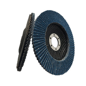 HighPerformance Blue Chrome Corundum Flap Disc 125mm Diameter with 22Hole Mesh Backing for Flat Surface Grinding and <b>Polishing</b> - Product Image 5