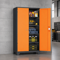 Armoire de rangement professionnelle pour outils de réparation automobile, casier d'atelier en métal avec panneau perforé et tiroirs, mobilier de garage en acier robuste