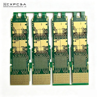 Prototype de carte de circuit imprimé électronique (PCBA) avec finition de surface en or immergé ENIG