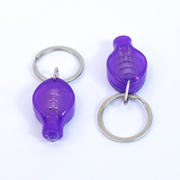 Mini lampe torche porte-clés UV LED créative carrée pour campagnes publicitaires, vérification de devises, logos imprimables