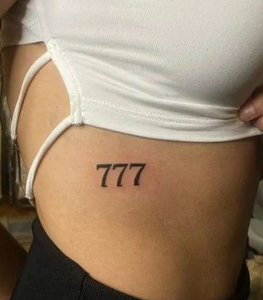 Tatuaggi Temporanei Ispirati <span class=keywords><strong>a</strong></span> Numeri e Lettere, Semplici, Non Tossici, Semi-Permanenti, Durata 15 Giorni - Product Image 3