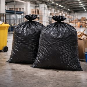 Bolsas de Basura Resistentes para Residuos de Construcción, Bolsas de Plástico Reciclado Extra Fuertes para Construcción, Rollo Compacto para Jardín y Limpieza de Sitios - Product Image 5