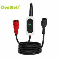 Nouvelle station de recharge domestique pour véhicules électriques, 16A 32A 3.5Kw 7Kw, Type 1 Type 2, chargeur EV portable, vente en gros