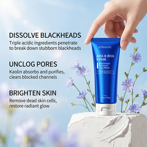 มาส์กโคลนดำ KORMESIC Private Label 100 กรัม AHA&BHA&PHA ควบคุมความมัน บำรุงผิวหน้า สารสกัดจากใบบัวบก ช่วยปลอบประโลมผิว - Product Image 2