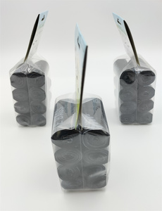 Sac de merde de chien écologique noir à 8 rouleaux Sacs de déchets de chien en plastique pour l'extérieur - Product Image 5
