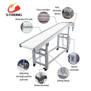 Gıda sınıfı için kolay temizlenebilir PU konveyör bant gıda taşıma montaj hattı konveyör blet makine konveyörler gıda endüstrisi için - Product Image 4