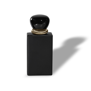 Botellas de perfume con logotipo personalizado negro mate 50ml 100mL Botella de perfume cuadrada vacía de 30 <span class=keywords><strong>ml</strong></span> con caja - Product Image 5