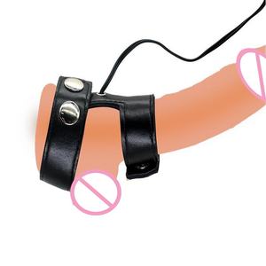 Cage à bite pour jeu électrique, extenseur de pénis, électrostimulateur BDSM, jouet sexuel <span class=keywords><strong>masculin</strong></span>, thérapie par choc électrique, <span class=keywords><strong>anneau</strong></span> élastique conducteur pour pénis - Product Image 3