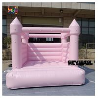 Château gonflable pastel 10x10 pieds pour enfants, qualité commerciale, château rebondissant blanc pour location de fête, anniversaire de bébé