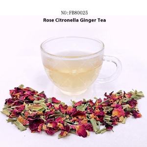 Té Suelto a Granel de Rosas, Limoncillo y Jengibre para Bebidas Calientes de Invierno con Frutas y Flores en Botellas Reutilizables - Product Image 3