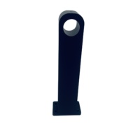 Services de fraisage CNC sur mesure en noir pour levier de vitesses avant de vélo de montagne, aluminium anodisé, acier inoxydable, micro-fraisage