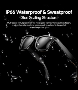 IFA02 W610T AI <b>Smart</b> Glasses 8MP 32MP Interpolated IP66 Waterproof 270mAh Magnetic Charging AI Translation WiFi Transfer - Product Image 4