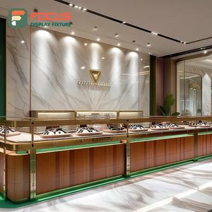 Luxury Custom Jewelry Display Counter Manufacturer Laminated Finish Brand Store Display Cabinet - Product Image 4