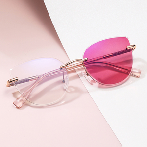 Gafas de Sol KAJILA al por Mayor, con Logotipo Personalizado, sin Marco, Estilo Ojo de Gato, Fotocromáticas, Anti Luz Azul, UV400, para Mujer - Product Image 2