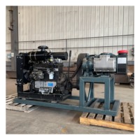 Compresor Industrial Sin Aceite Shansen Factory YS260-14m³/min con Motor Diésel para Planta de Cemento