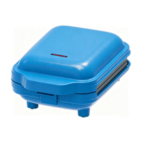 Machine à sandwichs automatique détachable 1 tranche 600W, presse à panini antiadhésive, thermostat réglable, indicateur LED, protection contre la surchauffe