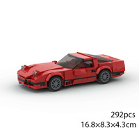 Compatible avec les briques de marque, petite pièce, voiture de course de luxe, MOC, jouet de construction éducatif à assembler soi-même pour enfants, en plastique