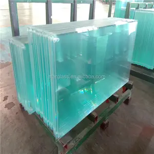 Hoja de vidrio flotado templado de hierro bajo transparente de 3mm-19mm de fábrica